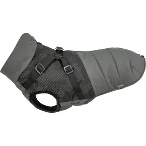 Reflexní obleček PONTIS - vesta s postrojem, šedáXS: 30cm, hruď: 40-46cm, krk: 32cm